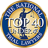 The National Trial Lawyers Top 40 Under 40 badge